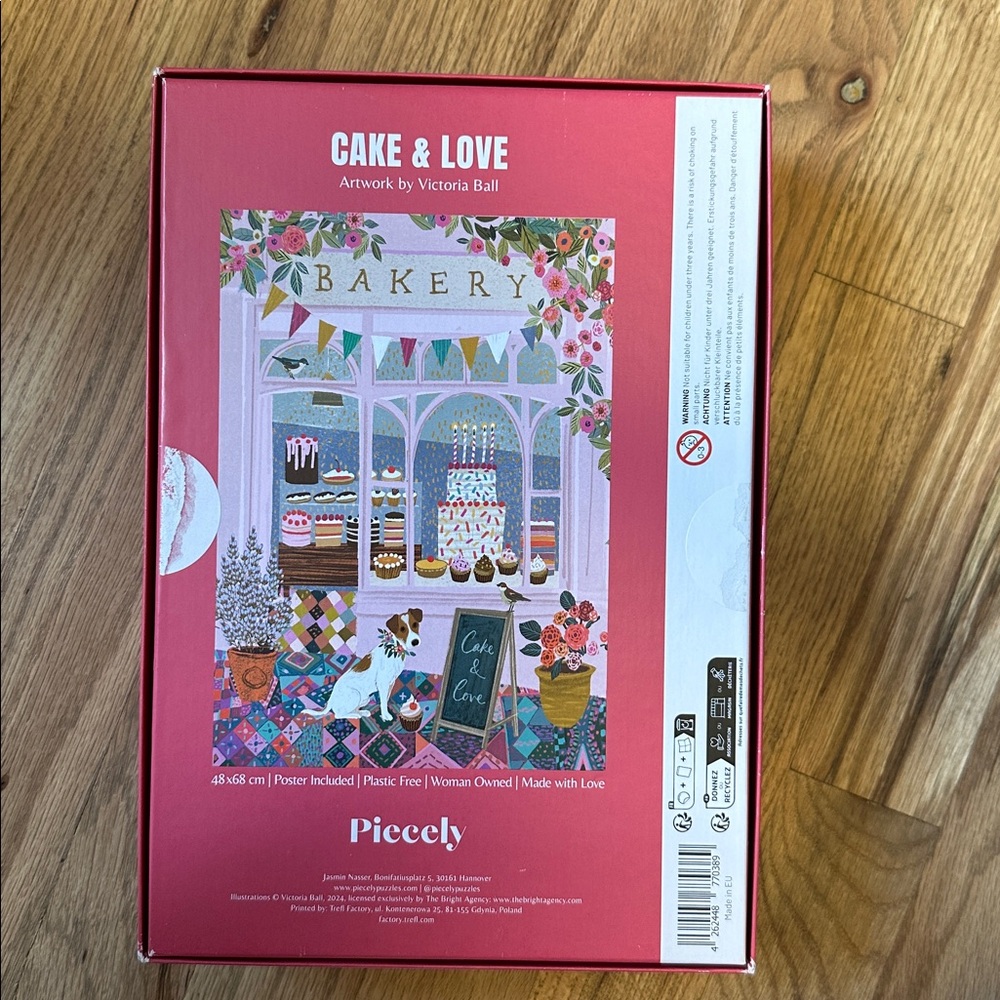 Piecely- Cake & Love 1000 piece Puzzle - Picture 3 of 3